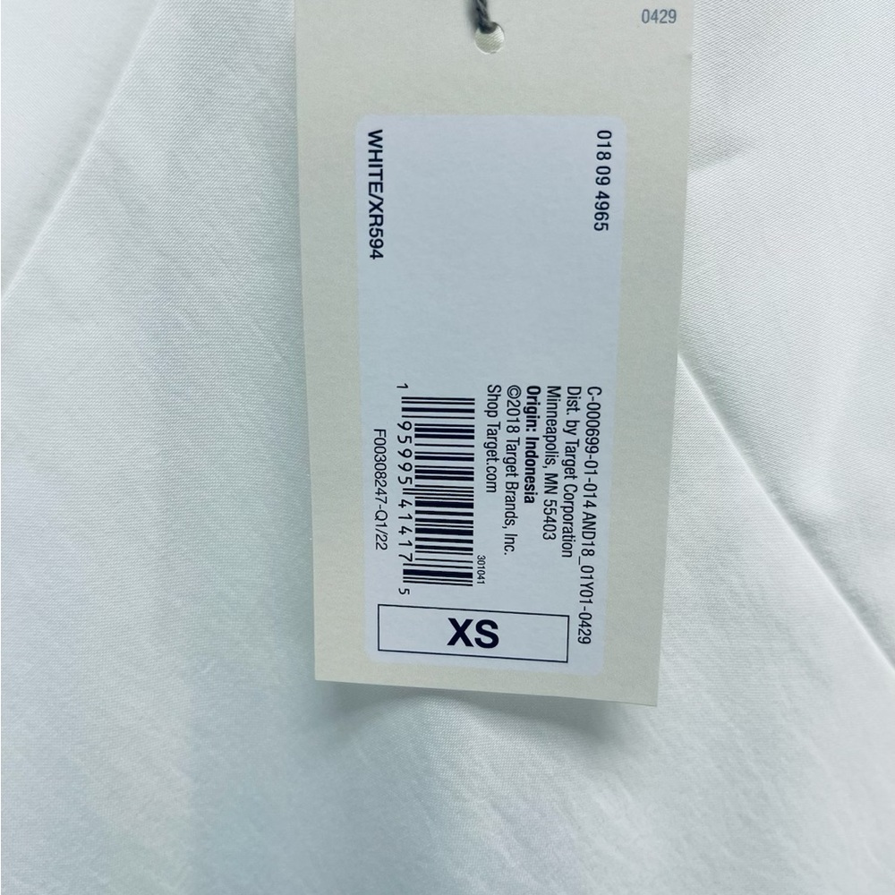 A New Day Dress Size XS Women’s Casual Or Evening Maxi White V-Neck - Picture 3 of 11